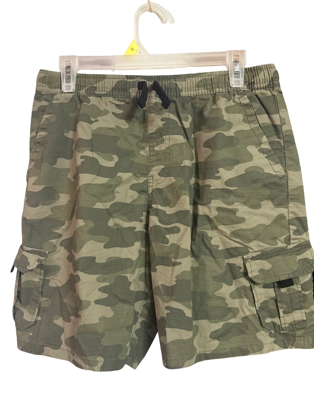 Boy’s Camouflage Cargo Shorts - Olive Camo